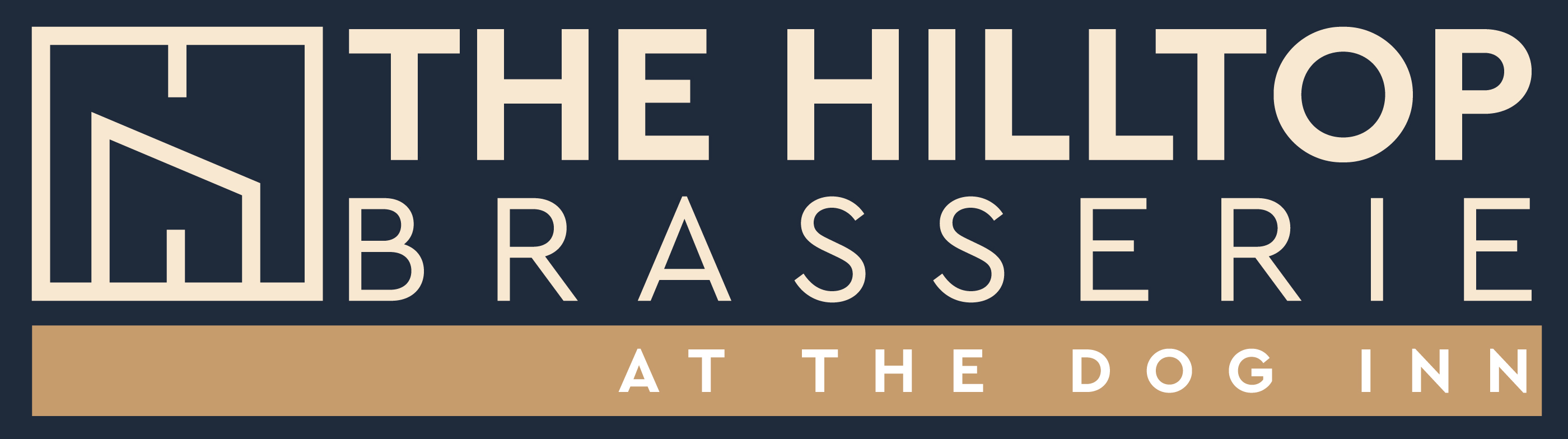 Hilltop Brasserie, Longridge, Ribble Valley, Lancashire Logo.